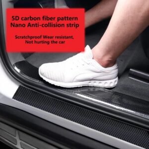 5D carbon fiber pattern Nano Anti-Collision strip
