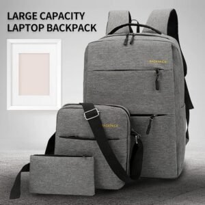 3 Pcs Travel Backpack - Unisex