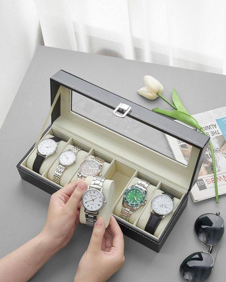 6 Slot Watch Storage Box - LD-1021