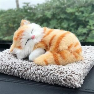 Dashboard Cute Sleeping Cat - Meow Sound