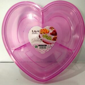 Heart Shape Plastic lunch Box