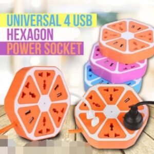 4 USB Hexagon Power Socket