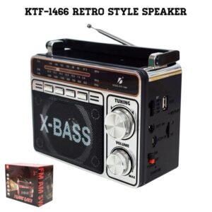 KTF-1466 X-Bass Classic Type Radio Speaker