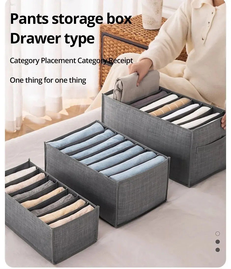 9 Grid Cloth Organzier