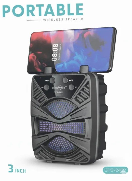GTS-2422 Portable 3 Inch Bluetooth Speake
