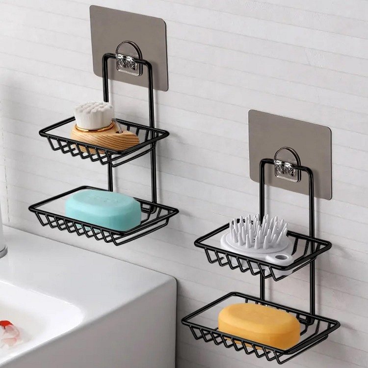 2 Layer Steel Soap Rack