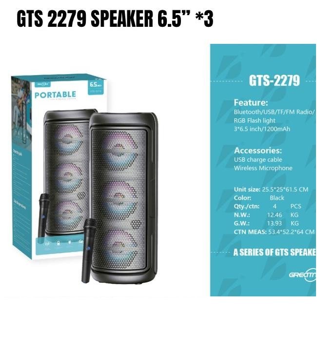 KTS-2279 Karaoke Portable Speaker With Mic
