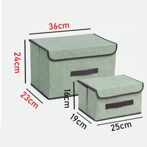 2 Pcs Foldable storage box