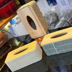 Wooden Style Rectangular Tissue Box - 769-4