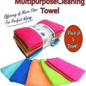 5 Pcs Microfiber Cleaning Towel