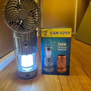Solar Camping Light With Fan GSH-9299