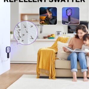 2 In 1 USB Mini Electric Mosquito Swatter