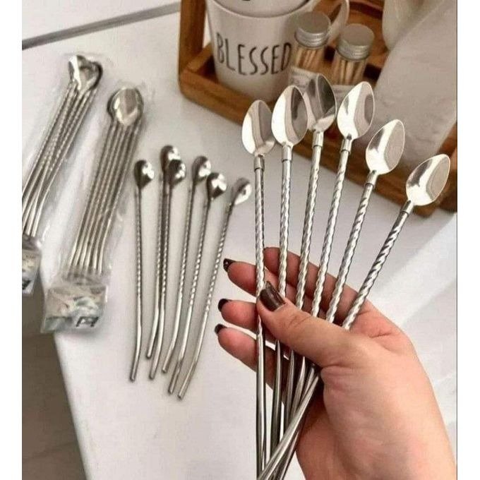 6 Pcs Cocktail Spoon Set