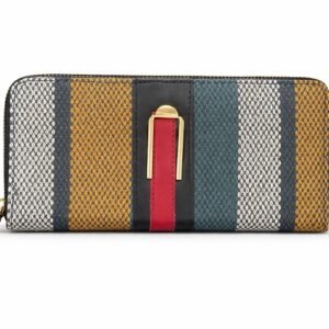 Colorful Stripe Ladies Wallet