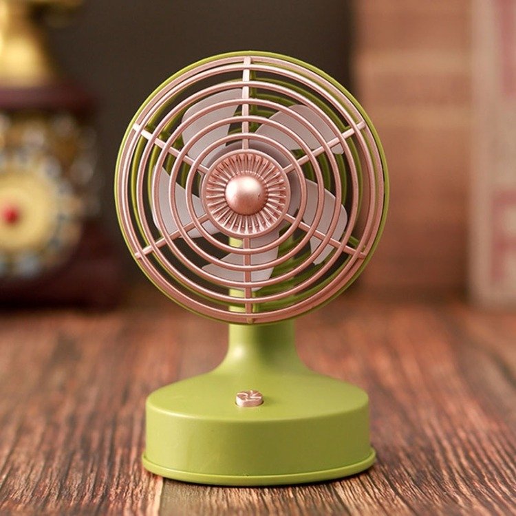 Retro Mini USB Charging Fan - FY051