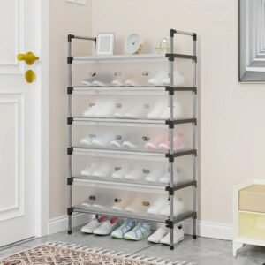 6 Layer Dustproof Shoe Rack