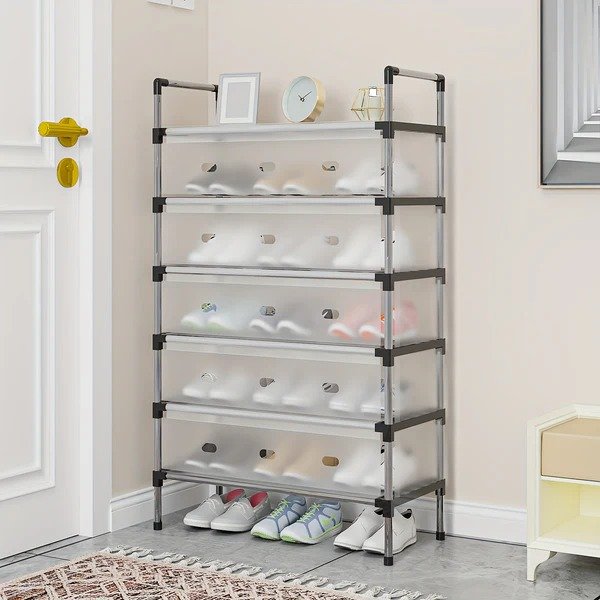 6 Layer Dustproof Shoe Rack