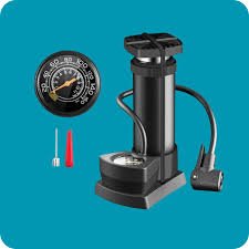 Portable Mini Foot Air Pump With Meter - Image 2