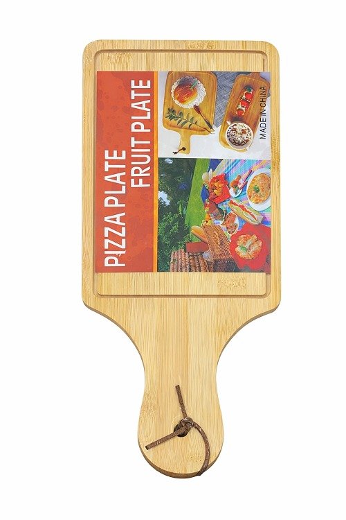 Square Wooden Pizza Serving Plate - 788-13