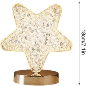 Star Shape Crystal Diamond Lamp