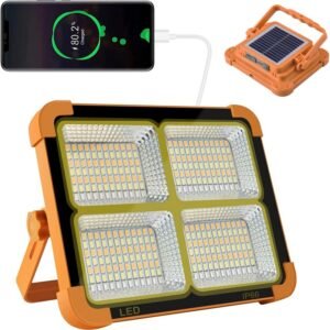 Solar Rechargeable LED Work Light - 5 Modes