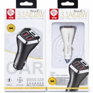 Y-41 18W Dual Port Car Charger