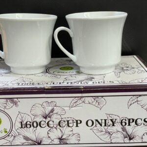 6 Pcs Green Cup Set- 160cc