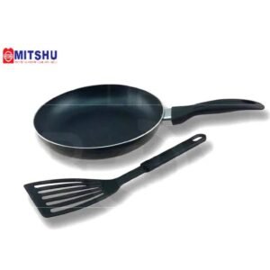 MITSHU Non Stick Fry Pan With Spoon - 26cm