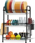 3 Tier Stainless Steel Dish Drying Rack