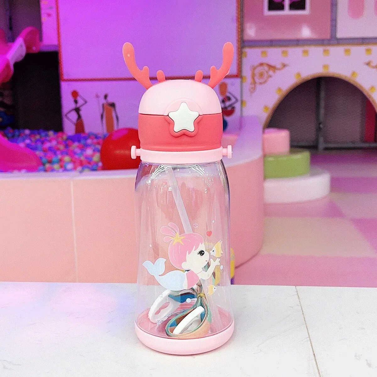 Antler Shape Kids WaterBottle (600ml)