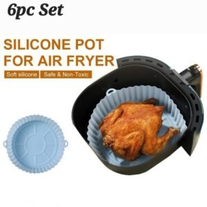 6 Pcs Silicone Pot Air Fryer