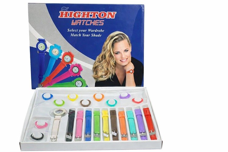 Highton Ladies Watch & Colorful Belts